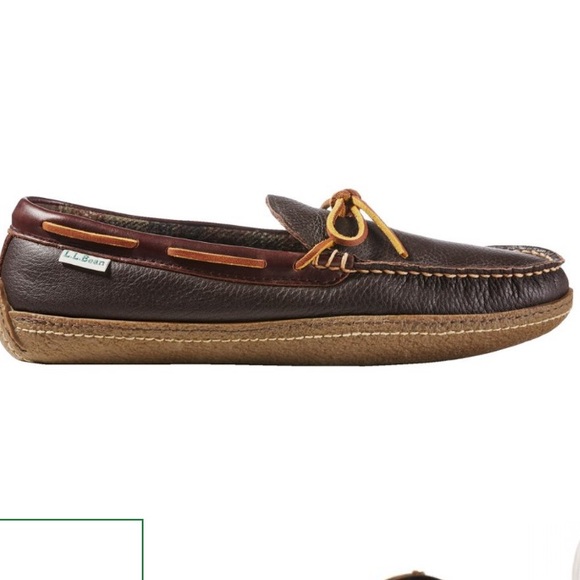 L.L. Bean Shoes Ll Bean Leather Slippers Poshmark